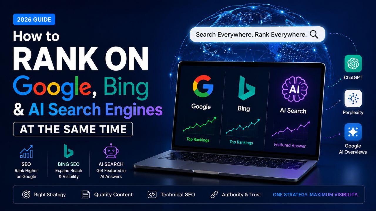 Rank on Google Bing and AI search engines